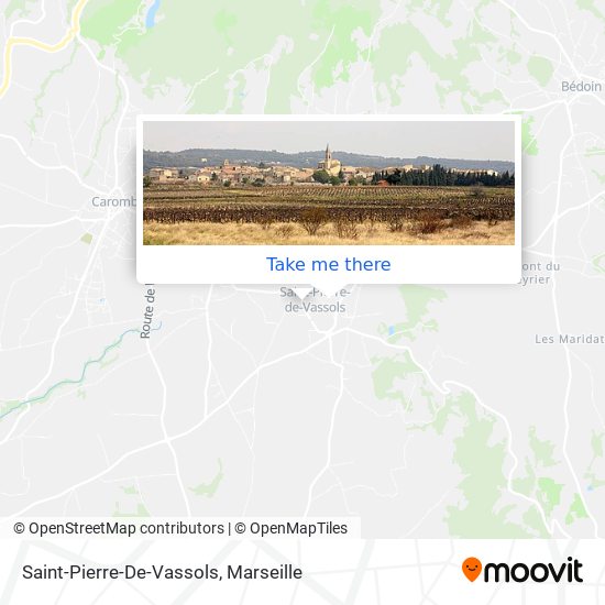 Saint-Pierre-De-Vassols map