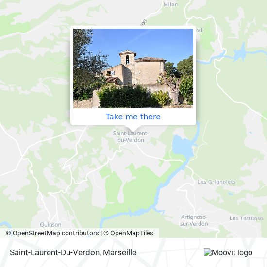 Saint-Laurent-Du-Verdon map