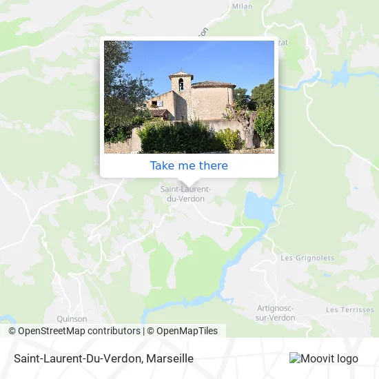 Saint-Laurent-Du-Verdon map