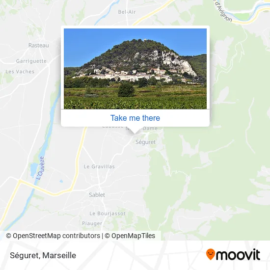 Séguret map