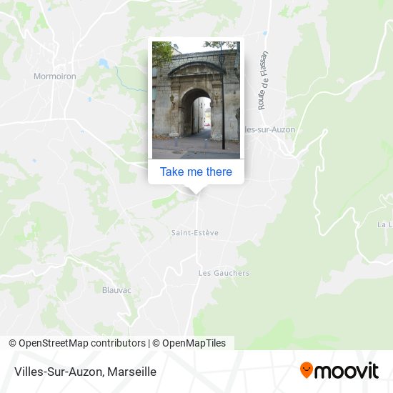 Villes-Sur-Auzon map