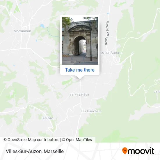 Villes-Sur-Auzon map