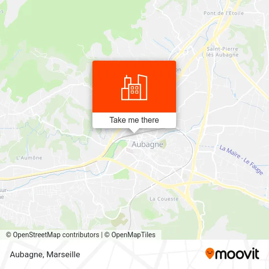 Aubagne map