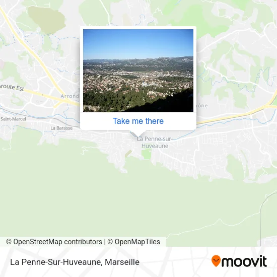 La Penne-Sur-Huveaune map