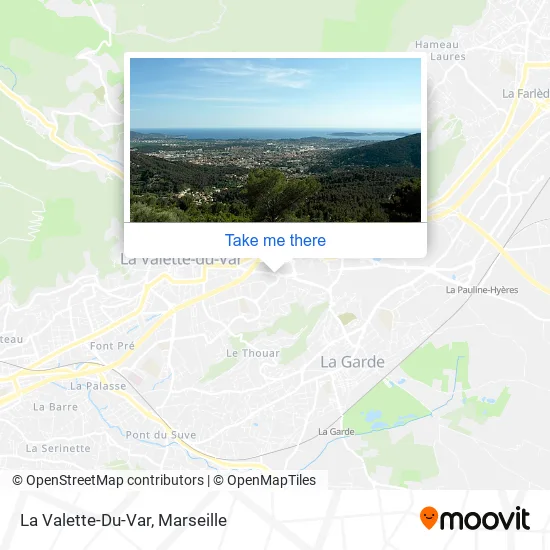 La Valette-Du-Var map