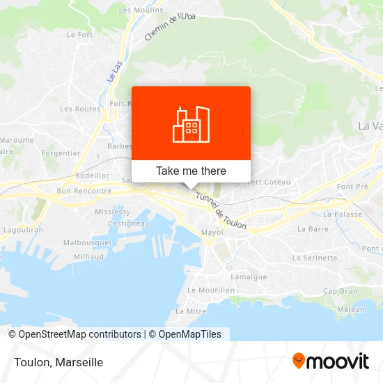 Toulon map