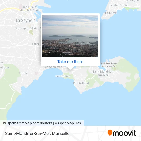 Saint-Mandrier-Sur-Mer map