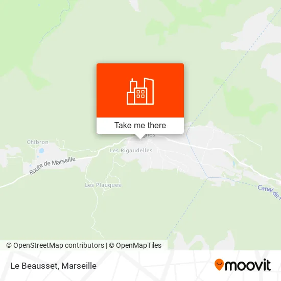 Le Beausset map