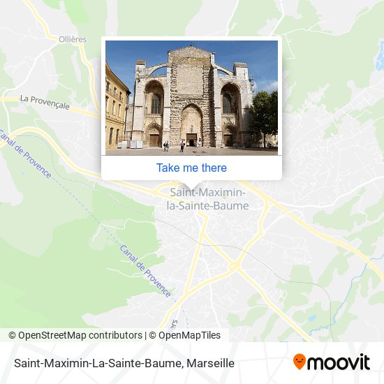 Saint-Maximin-La-Sainte-Baume map