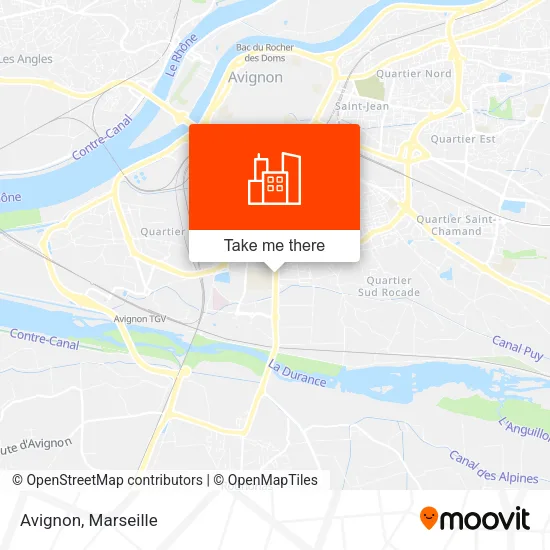 Avignon map