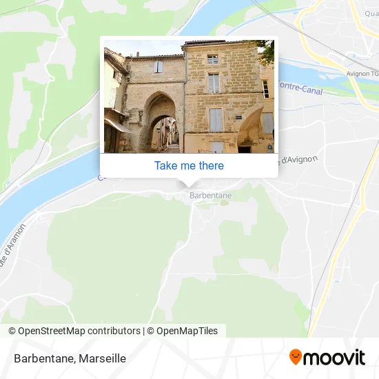 Barbentane map