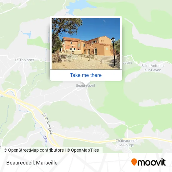 Beaurecueil map