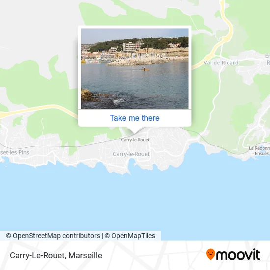 Carry-Le-Rouet map