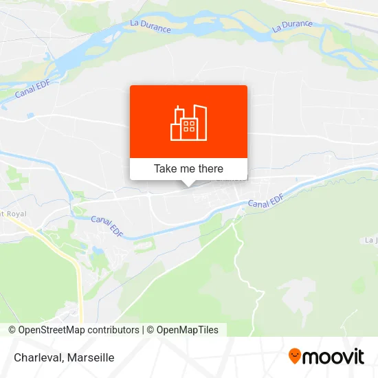 Charleval map