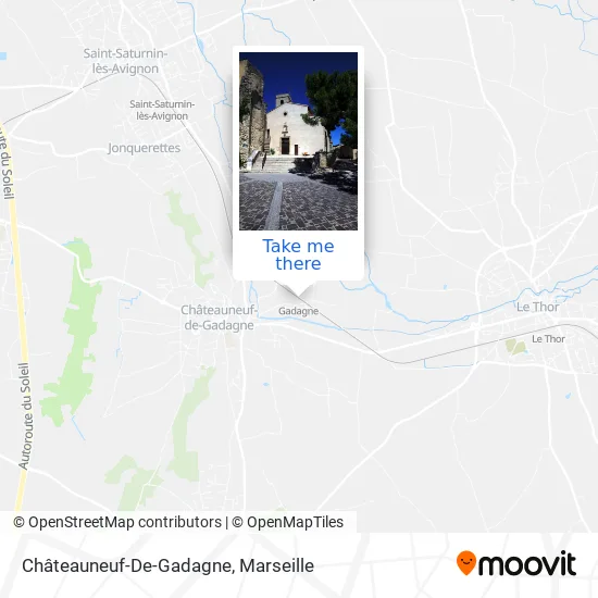 Châteauneuf-De-Gadagne map