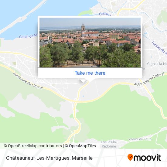 Châteauneuf-Les-Martigues map
