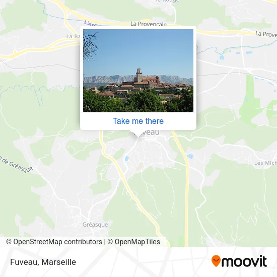 Fuveau map