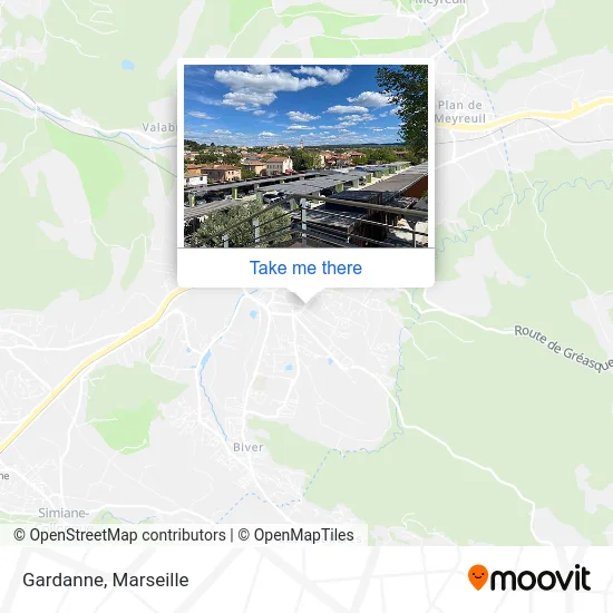 Gardanne map