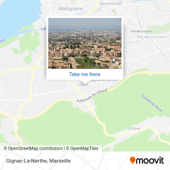 Gignac-La-Nerthe map