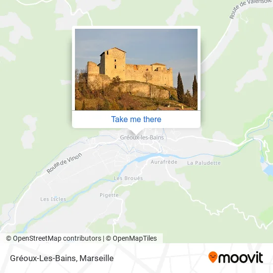 Gréoux-Les-Bains map
