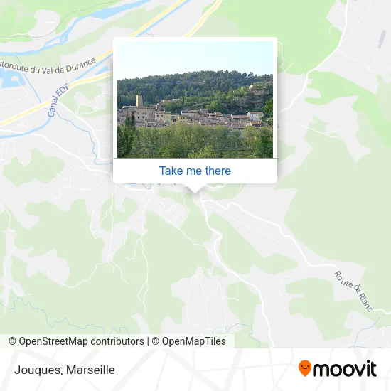 Jouques map