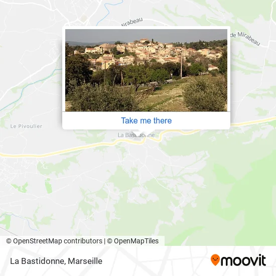 La Bastidonne map