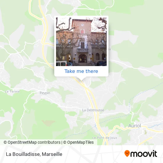 La Bouilladisse map