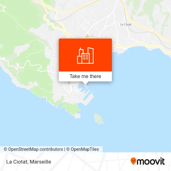 La Ciotat map