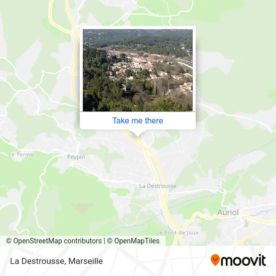 La Destrousse map