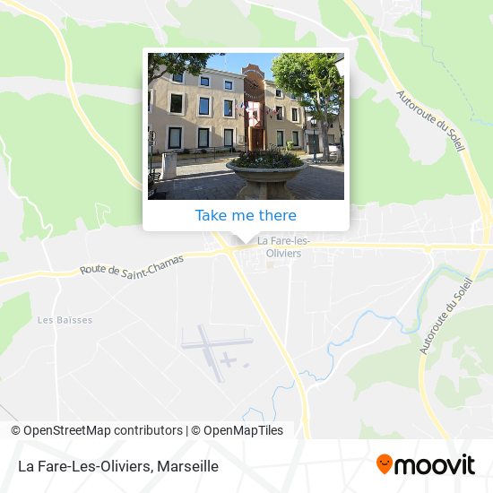 La Fare-Les-Oliviers map