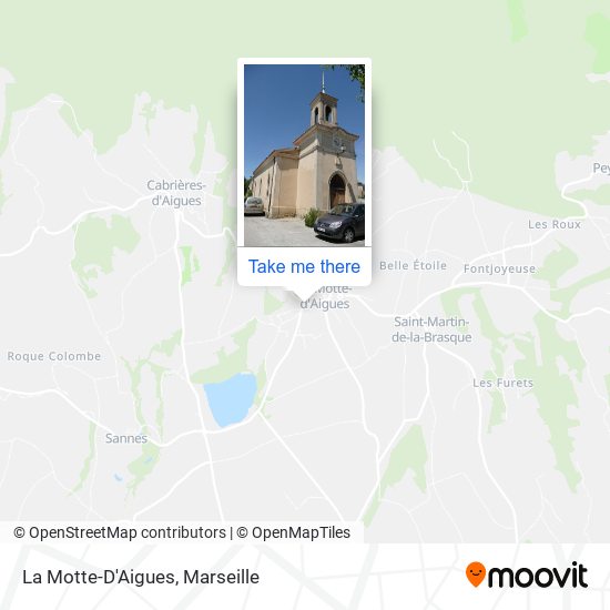 La Motte-D'Aigues map