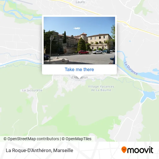 La Roque-D'Anthéron map