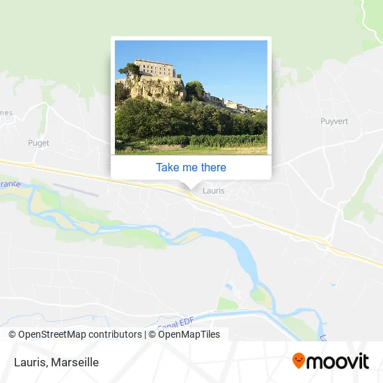 Lauris map