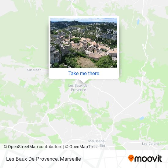 Les Baux-De-Provence map