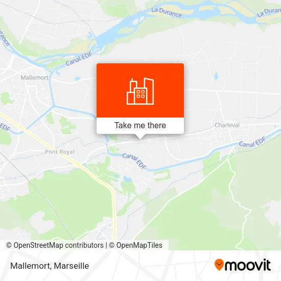 Mallemort map