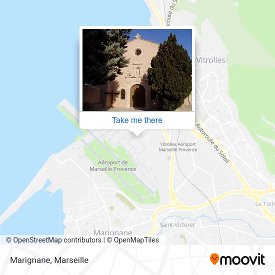Marignane map