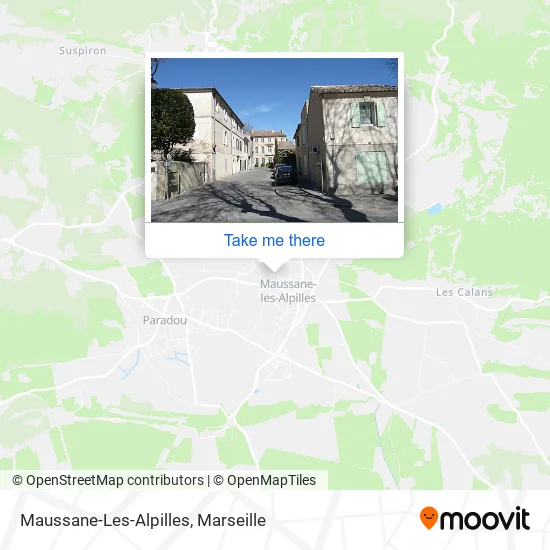 Maussane-Les-Alpilles map