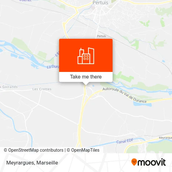 Meyrargues map