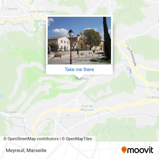 Meyreuil map