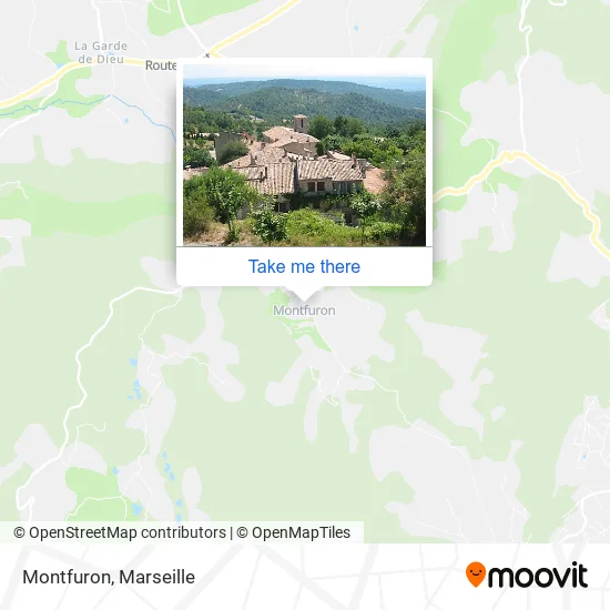 Montfuron map