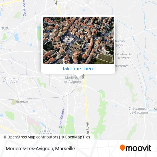 Morières-Lès-Avignon map