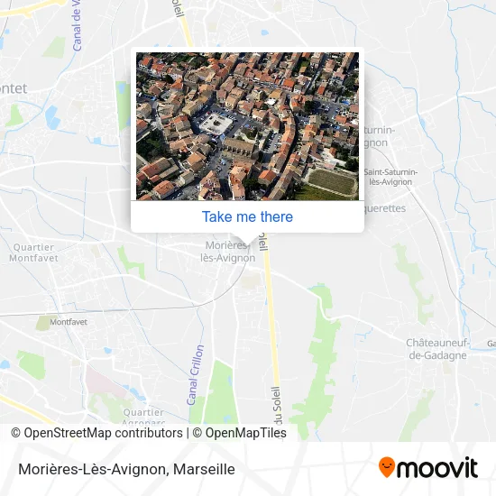 Morières-Lès-Avignon map