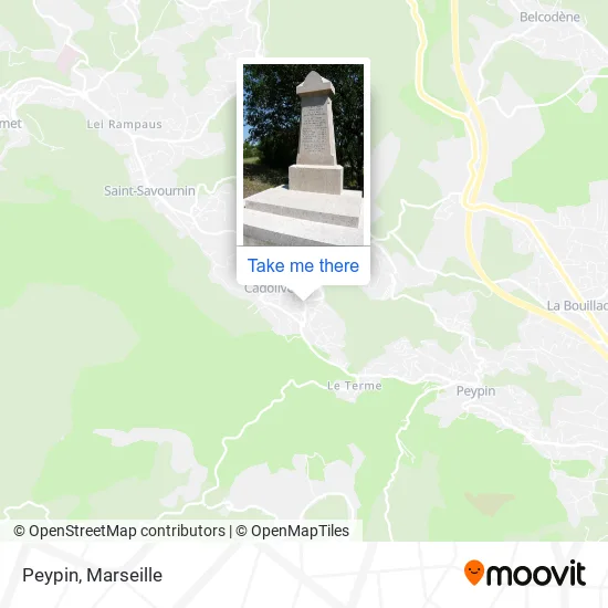 Peypin map