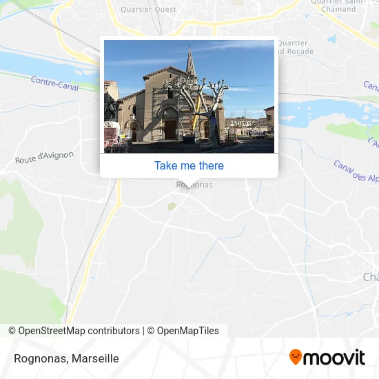 Rognonas map