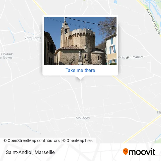 Saint-Andiol map