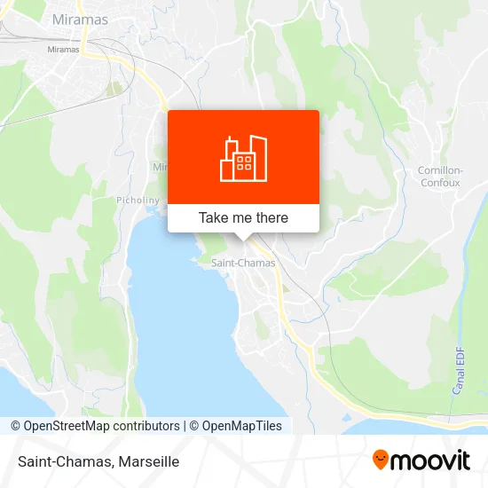 Saint-Chamas map