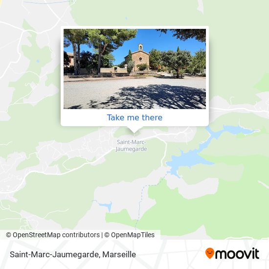 Saint-Marc-Jaumegarde map