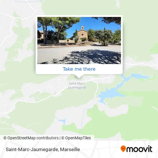 Saint-Marc-Jaumegarde map