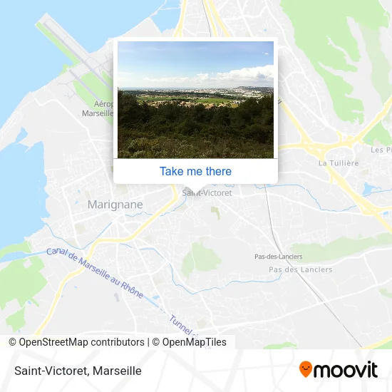 Saint-Victoret map
