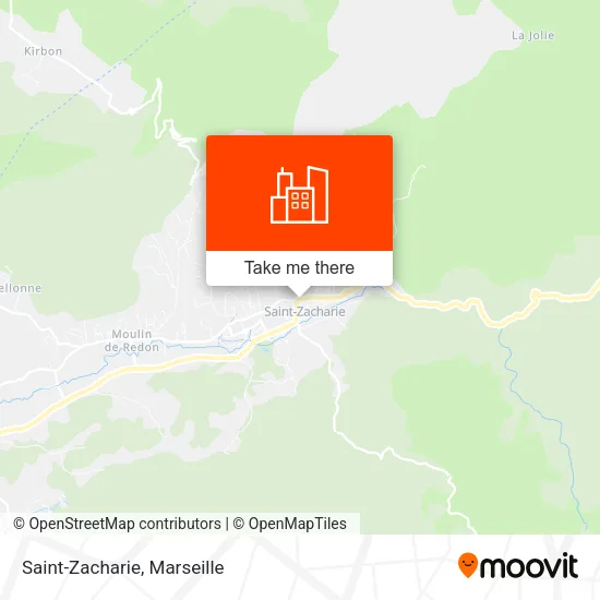 Saint-Zacharie map